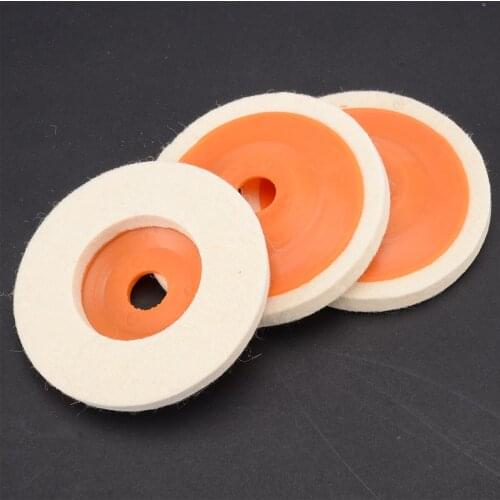 3Pcs 4" Rotary Buffing Polishing Wheel Pad 100 Angle Grinder Disc Pad Glass Scratches Polishing Grinding Disc Abrasive Tools