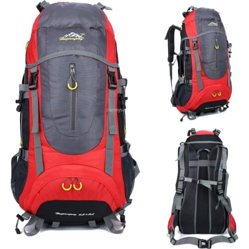 65+5L Large Capacity Outdoor Climbing Backpack Multifuntional Men Women Trekking Travel Bags Hiking Mountaineering Backpack
