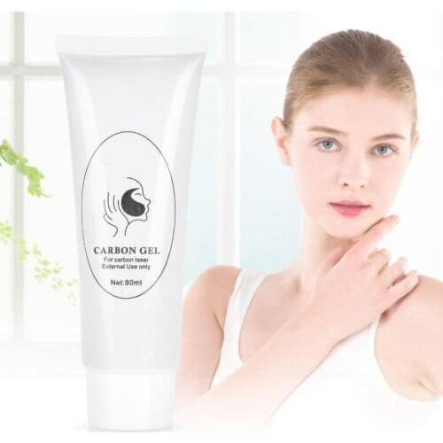 80ml Safe Carbon Cream Gel for Laser Skin Rejuvenation Machine Skin Whitening Deep Cleaning Moisturizing Face Care Massage Cream