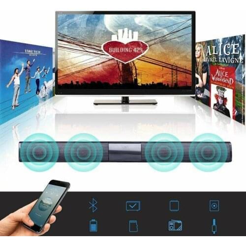 Wireless Soundbar With Bluetooth Wireless Bluetooth Sound Bar Speaker System TV Home Theater Soundbar Subwoofer D25