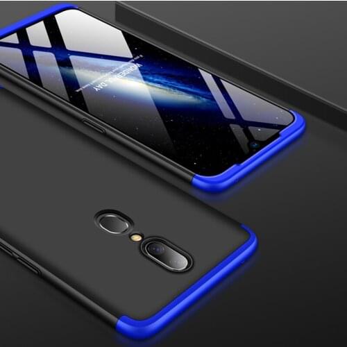 Oppo A9 2020 Cover A92020 360 Case Colored 360 Full Protected Cover Hard Case for Oppo A9 2020 with Glass Protector