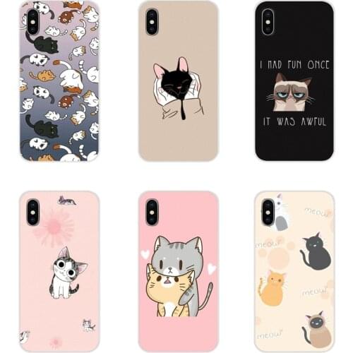 For Samsung Galaxy J1 J2 J3 J4 J5 J6 J7 J8 Plus 2018 Prime 2015 2016 2017 Cat kittens Memes Accessories Phone Shell Covers