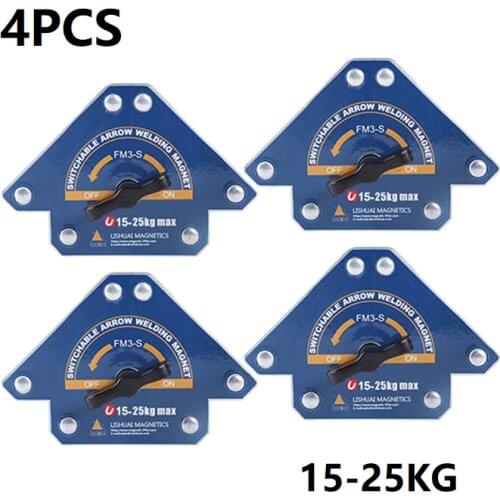 4PCS/Set FM3-S Magnetic Welding Holders Multi-Angle Solder Arrow Strong Magnet Weld Fixer Positioner Auxiliary Locator Tools