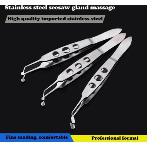 Eyelid gland massage, tweezers, eyelid surgery tweezers craniotomy