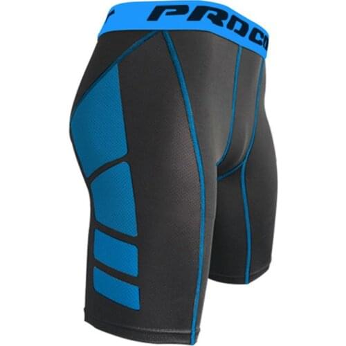 Men Running Compression Shorts Fitness Gym Workout Tights Sports Training Quick Dry Bottoms Athletic Baselayer