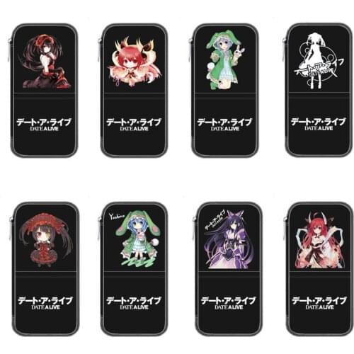 Anime 2021 Hot Pencil Case DATE A LIVE Stationery Bag Large Capacity Student Pen Bag Pencil Case Cosmetic Bag Storage bag