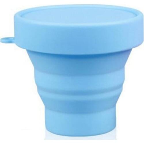 Portable Silicone Telescopic Drinking Cup Collapsible Folding Cup Home Office Outdoor Travel Camping 201-300ml Capacity