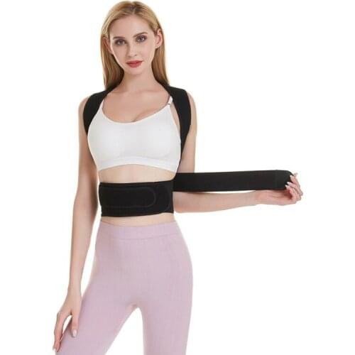Adult Back Correction Belt Back Posture Corrector Belt Adjustable Waist Trainer Shoulder Lumbar Brace Spine Support Belt Vest
