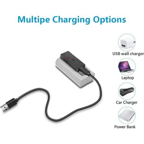 QC3.0 Quick Charge Adapter Battery Charger USB Charging Adapter With Charging Cable for D-JI Mavic Mini Drone Accessories