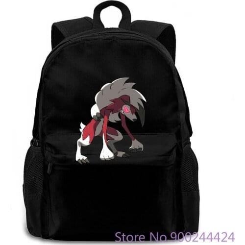 OneStrawberry adult -d for and ,Lycanroc Midnight women men backpack laptop travel school adult student