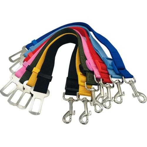Pet Dog Car Seat Belt Walks Very Durable Adjustable Dog Leash Leashes Car Training Large Medium & Small Dogs Pet Supplies