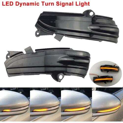 LED Dynamic Turn Signal Side Mirror Blinker Indicator Sequential Light For Ford Fusion Mondeo 2013 2014 2015 2016 2017 2018 4th