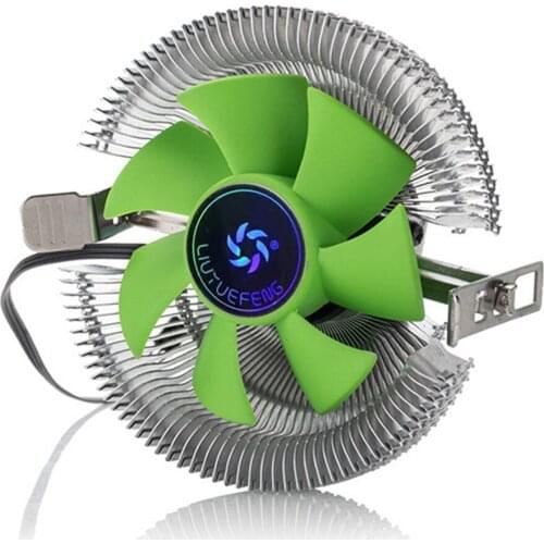 Efficient Cooling CPU Cooler Fan 3pin For Intel LGA 1150 1151 1155 1156 775 1200 AMD AM3 AM4 Quiet Ventilador Silent Radiator