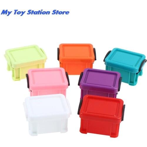 1:6 Cute MINI Dollhouse Miniature Furniture accessories dollhouse Storage Box Hot sale