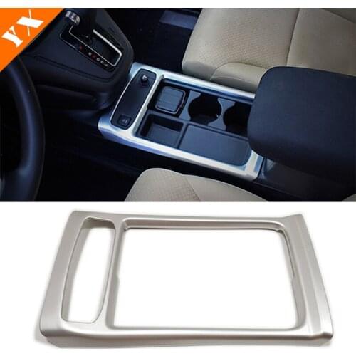1pcs for Honda CRV CR-V 2012 13 14 15 2016 Car Head Front Console Water Cup Holder Gear shift Trim Cover ABS Matte Accessories
