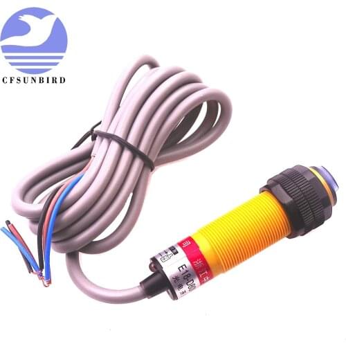 10PCS CFsunbird E18-D80NK with DuPont head diffuse reflectance infrared photoelectric switch avoidance sensor module 3-80CM