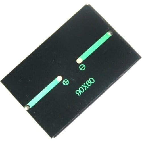 Panels 6v 0.6W Mini Solar Cell For Small Power Appliances Education 90x60MM Epoxy 10pcs/lotshipping Free shipping