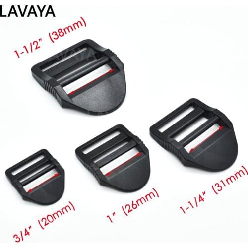 2pcs Plastic Ladder Lock Slider Adjustable Buckle for Webbing Garment Tactical Backpack Straps Bag Parts Hardware Accessories