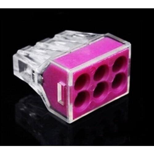 50pcs 773-106 Original connector, led connector, COMPACT Splicing Connectors; 6 CON; 100% Original