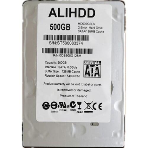 500GB SATA 6Gb/s 128MB Cache 2.5-Inch 7mm Internal Hard Drive Warranty for 1-year