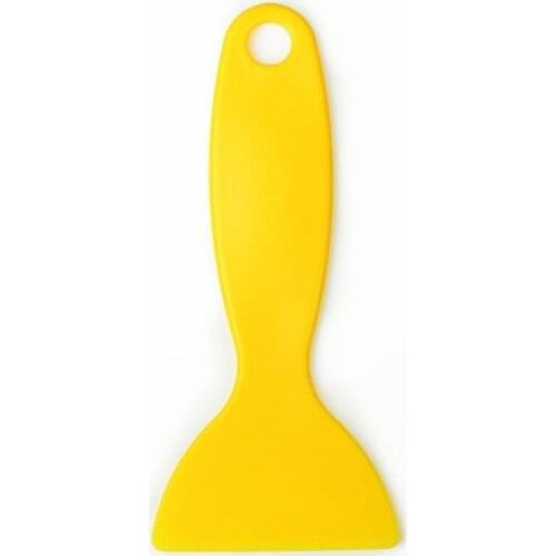 AU04 -Vinyl Film Wrap Yellow Plastic Foils Cleaner Scraper Air Bubble Remover Stickers Install Tools Car Auto Styling Squeegee