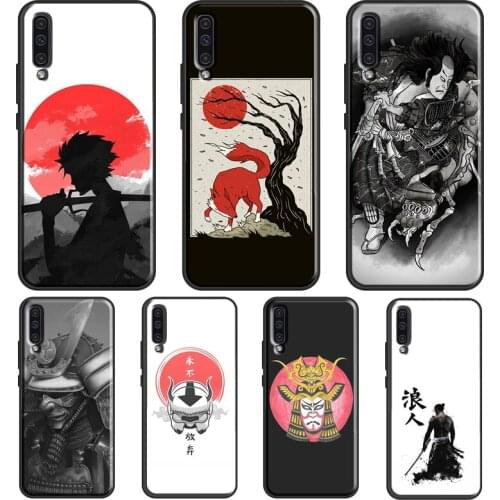 Japanese Style Samurai Art For Samsung A21S A20e A02S A20 A40 A50 A70 A12 A32 A42 A52 A72 A31 A41 A51 A71 Phone Case