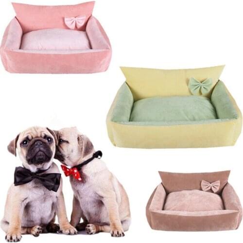 Dog Bed Sleeping Bag Kennel Cat Puppy Sofa Bed Pet House Winter Warm Beds Cushion for small