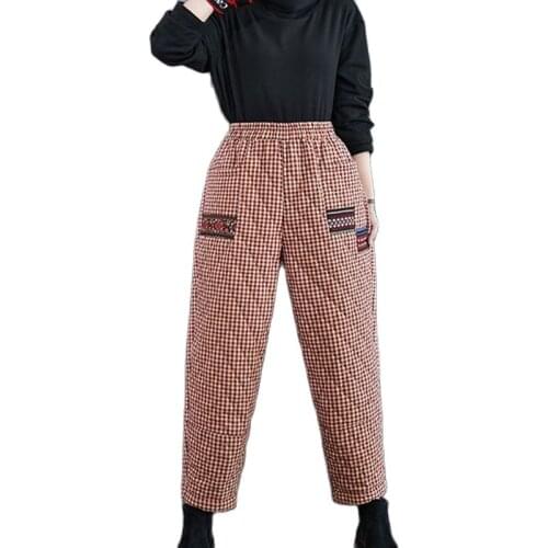 Женские брюки в клетку LAIPING China At AliExpress