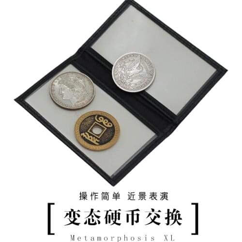 Metamorphosis XL (Gimmicks and Online Instructions) Magic Tricks Stage Close Up Magia Coin Appearing Magie Gimmick Props Magica