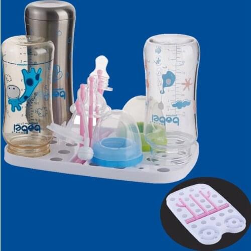 Mini Baby Detachable Feeding Bottle Drying Rack Nipple Shelf Pacifier Holder-P101