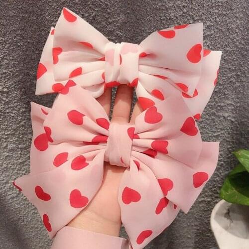 Fashion Back Head Mesh Yarn Hair Clips for Women Korea Modal Cute Bow Hairgrips Girl Hair Accessories