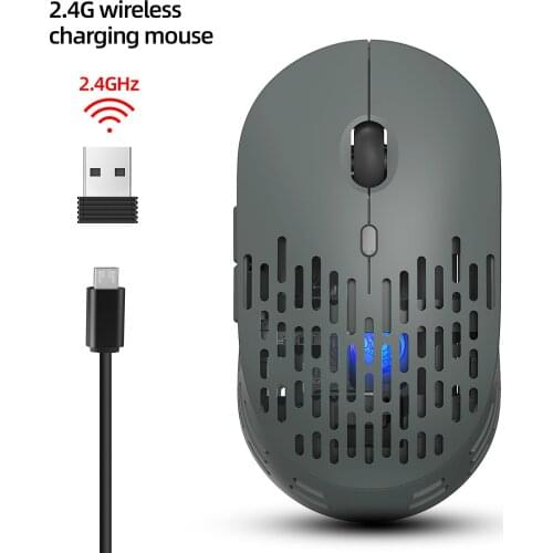 New Silent 2.4G Wireless Mouse With Rechargeable Hole Cooling Mouse Office Home Computer Accessories for PC Gaming Laptop Office