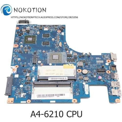 NOKOTION ACLU5 / ACLU6 NM-A281 MAIN BOARD For Lenovo G50-45 Laptop Motherboard A4-6210 CPU DDR3 M230 GPU