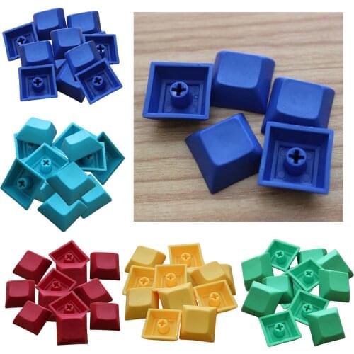 12Pcs PBT Keycaps DSA Blank Printed Keycaps for Gaming Mechanical Keyboard