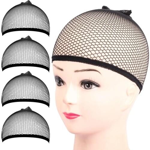 Wig Net Cap For Weaving Hair Nets Wig Stretch High Elastic Wig Liner Cap Cover Mesh Hair Wearing Net Hat Hairpiece Accessory