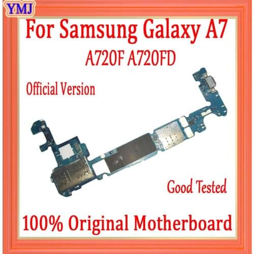 Replacement Motherboard for Samsung Galaxy A7 A720F A720FD 100% Original unlocked With Android OS system logic board Good Tested