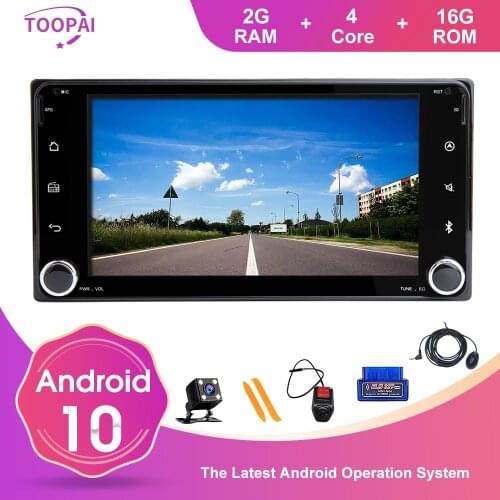 TOOPAI Android 10 For Toyota Tundra Sequoia 2007 2008 2009 2010 2012 2013 Auto Radio Stereo GPS Navigation Multimedia Player 9"