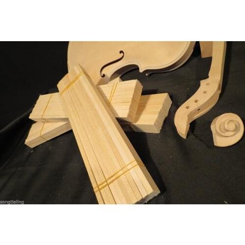 10 strip violin bass bar material make of aged Russia spruce