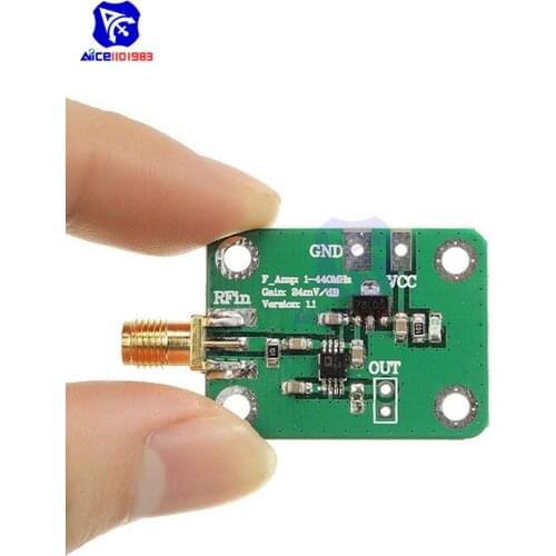 AD8310 0.1 -440MHz Gain 24mV/dB High-Speed Frequency Amplifier Module RF Logarithmic Detector Power Meter RSSI Measurement Board