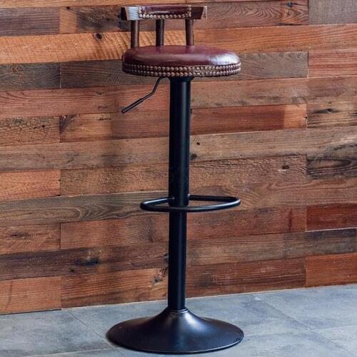 Bar Chair, Solid Wood High Stool, Front Desk Chair, Chair, Back Chair, Bar Table, Chair, Northern Europe Bar Stool