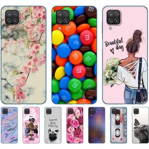 For Samsung A12 Case Soft Silicon Tpu Back Phone Cover For Samsung Galaxy A12 GalaxyA12 A 12 SM-A125F a125 Bumper 6.5inch bag