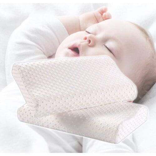 Memory Foam Baby Pillow Orthopedic Neck Protector Sleeping Memory Foam White Pillows Super Soft Bed Pillow for Children 40x25cm