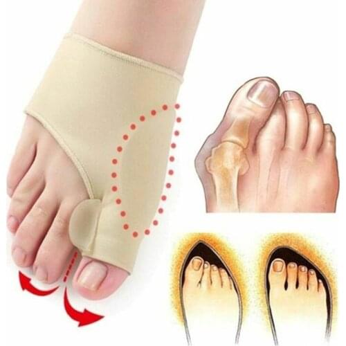 1 Pair Toe Corrector Hallux Valgus Bunion Protector Foot Care Bone Thumb Adjuster Pedicure Bunion Straightener Foot Supports