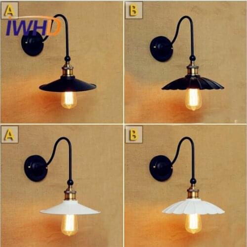 Creative Industrial Vintage Loft Wall Lamp Retro RH Iron Wall Light Fixtures For Home Lightings Bar Applique Murale Luminaire