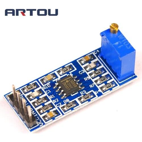 LM358 100 Times Gain Signal Amplification Amplifier Operational Amplifier Module Directly Input Output Signal 5V-12V