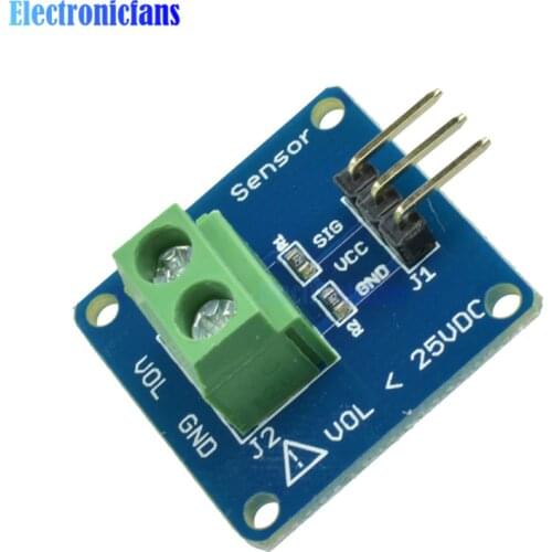 DC Voltage Sensor Module Voltage Detector Divider for Arduino DG New