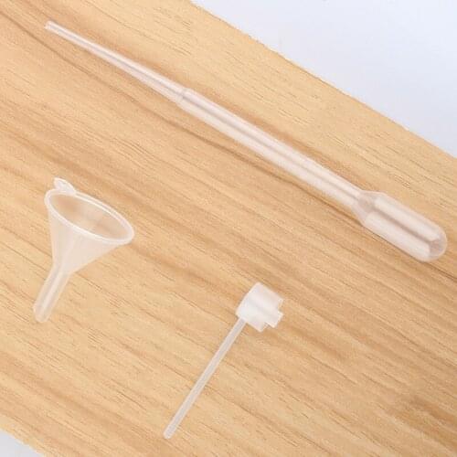 Perfume Refill Tools Set Plastic Diffuser Syringe Straw Dropper Funnel Spray Dispensing Required Cosmetic Tools Tube Fillable