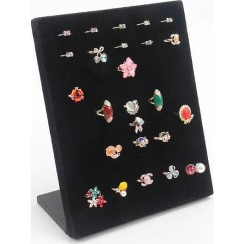 New Arrival Jewelry Stand Free Shipping L-shaped Rings Necklaces Jewelry Display Stand Shelf Showcase Fingers Rings Holder Rack