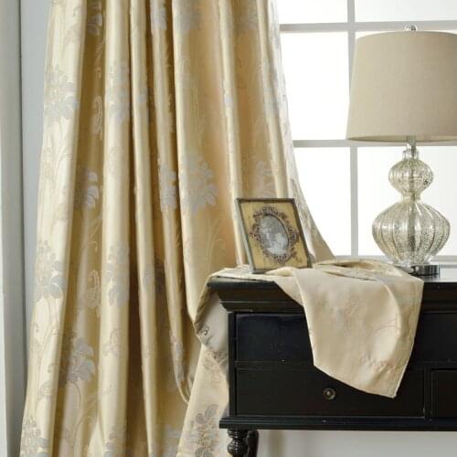 Modern New Chinese Peacock Blue Light Extravagant High Precision Jacquard Curtain for Living Dining Room Bedroom Curtains Custom