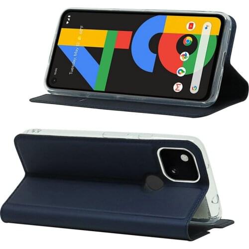 Pixel 5A Wallet Case Pixel5 Retro PU Leather + Soft TPU Business Magnetic Closed Flip Cover for Google Pixel 5 XL 5A 4A Capa